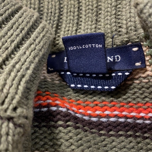 Lands End stripped cotton pullover Sweater - Picture 9 of 10
